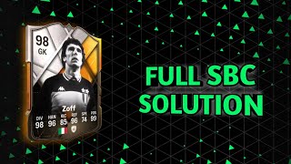 MADFUT ICON ZOFF ALL 16 SBC SOLUTIONS  MadFUT 24 [upl. by Yenffit386]