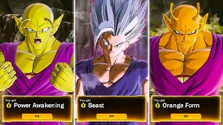 NEW DLC 16 CHARACTERS UNLOCKED All Transformations Skills amp Movesets DLC Gameplay  Xenoverse 2 [upl. by Hnib39]