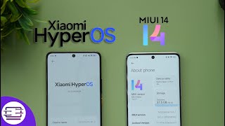 Xiaomi HyperOS vs MIUI 14  UI and Features Whats Different [upl. by Etnoek]