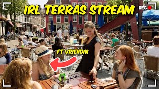 🔴IRL TERRAS met GongBongRob amp Kiejaraa🍺 doneren [upl. by Zwart528]