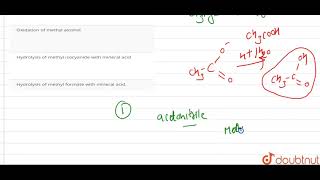 Carbonation of methyl magnesium bromide gives an organic compound which can also be obtained by [upl. by Rosana]