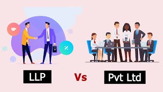 LLP vs Pvt Ltd company  Difference between Private Limited and Limited Liability Company [upl. by Ueihtam]