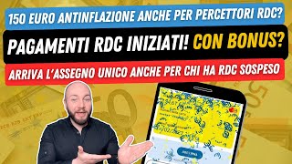 💶 REDDITO DI CITTADINANZA AGOSTO pagamenti iniziati Con bonus 150 euro [upl. by Genni]