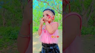 Chokey chokey kotha bolo 😍💯🔥cute baby vairal shortvideo [upl. by Nosimaj700]