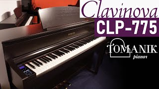 Piano Digital Yamaha Clavinova CLP 775 Review do Modelo por Aline Tomanik – Pianos Tomanik [upl. by Carolynn]