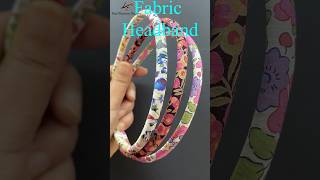 How to Make a Fabric Covered Alice Headband  Faixa de tecido  Headband sewinghacks hairband [upl. by Blus]