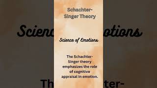 Schachter Singer Theory [upl. by Aem412]