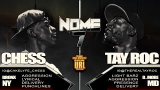 TAY ROC VS CHESS SMACK URL RAP BATTLE  URLTV [upl. by Ciccia]