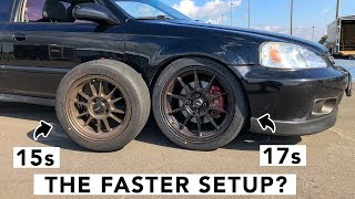 Is Bigger Better 15 Inch Vs 17 Inch Wheels amp Tires [upl. by Atiekan457]