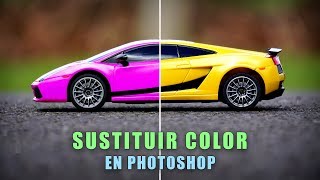 Sustituir color en Photoshop 3 métodos [upl. by Schmeltzer940]