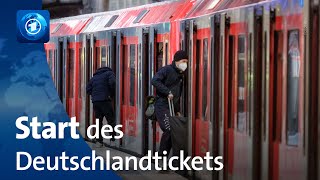 Bundesweites Deutschlandticket gilt ab sofort im Nah und Regionalverkehr [upl. by Navad]