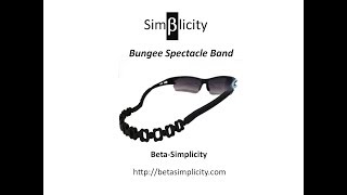 BUNGEE eyewear band Ultimate eyewear retainer for sports and outdoors [upl. by Alegnasor]