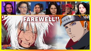 Jiraiyas Death  Reaction Mashup Naruto Shippuden 133 ナルト 疾風伝 [upl. by Eehc904]