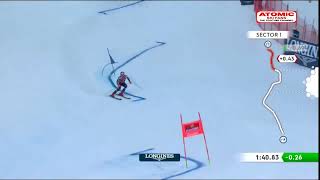 Lucas Braathen 🇳🇴  mens GS Alta Badia 2nd run Dec 18 2022 weareskiing atomic [upl. by Evars]