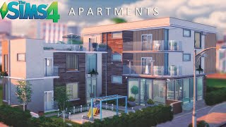 APARTMENTS  Newcrest noCC THE SIMS 4  Stop Motion [upl. by Thurlow376]