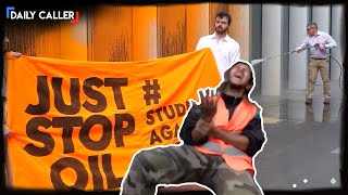 Just Stop Oil Protestors Getting Wrecked [upl. by Hillary686]