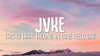 JVKE  this is what falling in love feels like Lyrics [upl. by Notsirb573]