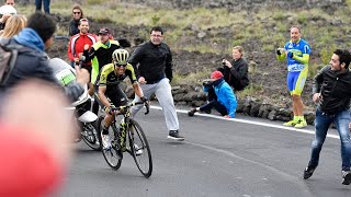 Esteban Chaves rompió hoy a los escaladores  etapa 6 Giro de italia 2018 [upl. by Yrellih536]