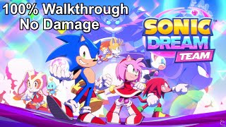 Sonic Dream Team  100 Full Game Walkthrough No Damage [upl. by Anid]