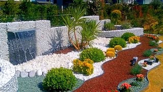 Landscaping ideas how to decorate your garden with pebbles and gravel [upl. by Eniowtna]