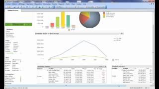 Tableau de bord QlikViewTableau croisé dynamique et conteneur67 [upl. by Winston223]