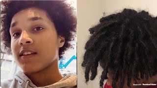 HOW TO START MIXED HAIR DREADS  MIXED HAIR DREADLOCKS  MIXED DREADS [upl. by Card560]