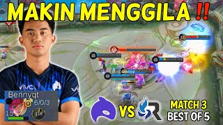 ECHO MAKIN MENGGILA  BENNYQT NO COUNTER DI GAME INI  GAME 3 ECHO VS RSG [upl. by Learsi]