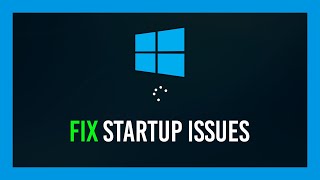 Fix Windows 10 startup  Blackscreen Bootloop Infinite Loading 2024 [upl. by Skricki]