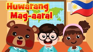 Huwarang MagAaral  Flexy Bear Original Awiting Pambata Nursery Rhymes amp Songs [upl. by Setsero]