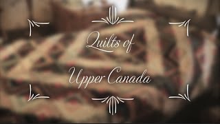 Lessons from Lynde House  Quilts of Upper Canada [upl. by Vivi]