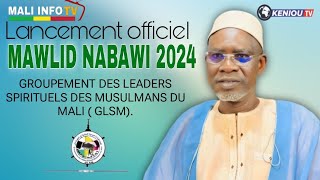 CHÉRIF OUSMANE MADANI HAÏDARA lancement officiel de maouloud 2024 [upl. by Gwen]