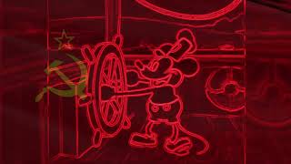 Steamboat Willie Mickey Whistling Vocoded To US Anthem USSR Anthem [upl. by Keese]