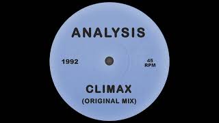 Analysis  Climax Original Mix 1992 Piano House Tune [upl. by Ahsauqram]