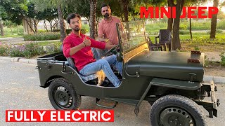 Mini Electric Willy Jeep in India  Bike Ke Price Main off Roading Jeep [upl. by Yeltnerb]