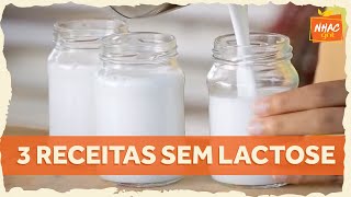 3 RECEITAS SEM LACTOSE aprenda como fazer suflê iogurte e sorvete sem leite  Bela Gil [upl. by Elinore]