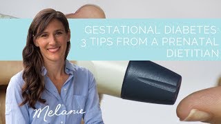 Gestational diabetes 3 diet tips from a prenatal dietitian [upl. by Burnie]