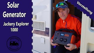 Solargenerator Jackery Explorer 1000  Tragbare Stromversorgung Wohnmobil Camping Outdoor [upl. by Trina590]