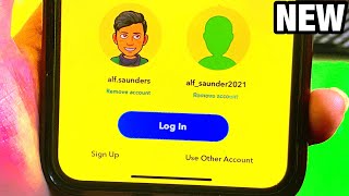 How To Have MULTIPLE SnapChat Accounts on ANY iPhone  Android EASY [upl. by Eralcyram]