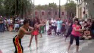 Musical Show  Barcelona street acrobatic show [upl. by Ylrehs]