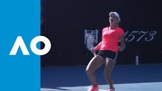 Yulia Putintseva v Barbora Strycova match highlights 1R  Australian Open 2019 [upl. by Ayna329]