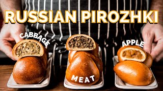 How To Make Traditional Russian PirozhkiHand Pies [upl. by Jonme]