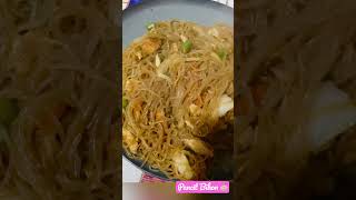 Pancit Bihon Filipino recipe shorts [upl. by Anelam466]