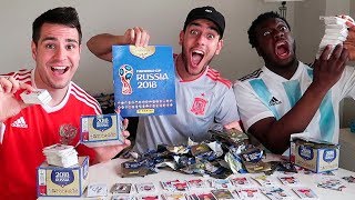 COMPLETAMOS EL ALBUM DEL MUNDIAL 2018 ENTERO EN 24 HORAS [upl. by Metts823]