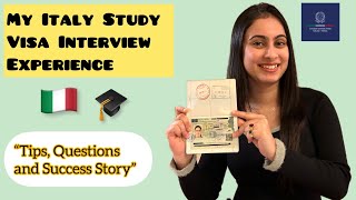 Italy Study VisaInterview Questions Kolkata Consulate General italystudyvisa mastersabroad [upl. by Goldarina677]