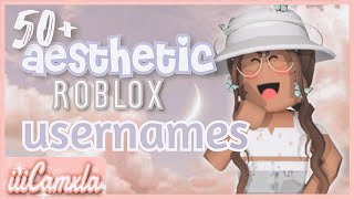 50 Aesthetic Roblox Username Ideas  Tips  2020   Untaken On Roblox   iiiCamxla [upl. by Philippe]