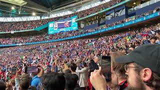 Italian National Anthem  Il Canto degli Italian Wembley Stadium Euro 2020 Semi Final [upl. by Rudiger]