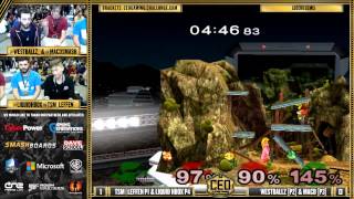 CEO 2015  TSM  Leffen amp Liquid HBox Vs Westballz amp MacD  SSBM Losers Semis  Smash Melee [upl. by Lotty683]