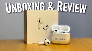 Reviewing the NEW AirPods 3 [upl. by Eat]