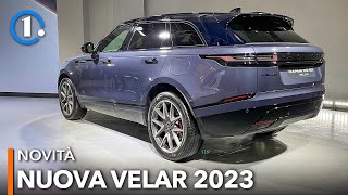 Range Rover Velar ecco comè CAMBIATA con il restyling 2023 [upl. by Tini]