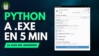 Cómo convertir un script de python a exe en menos de 5 minutos [upl. by Wenoa]